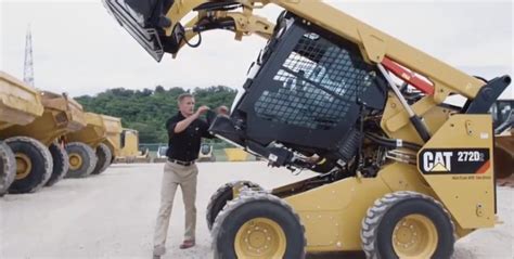 cat skid steer cab lift